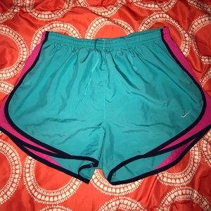 Blue large Nike running shorts
